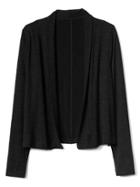 Gap Women Softspun Knit Open Front Cardigan - Black