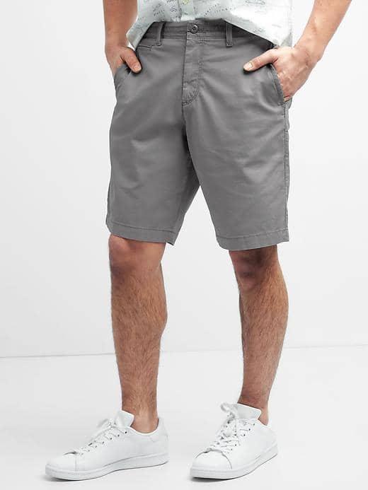 Gap Women Vintage Wash Stretch Shorts 10 - Shadow