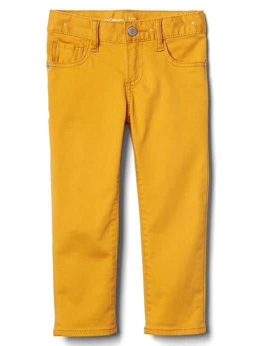 Gap High Stretch Slim Jeans - Rugby Gold
