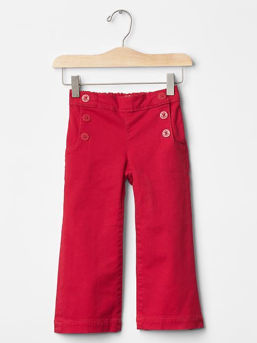 Gap 1969 Red Sailor Flare Jeans - Modern Red