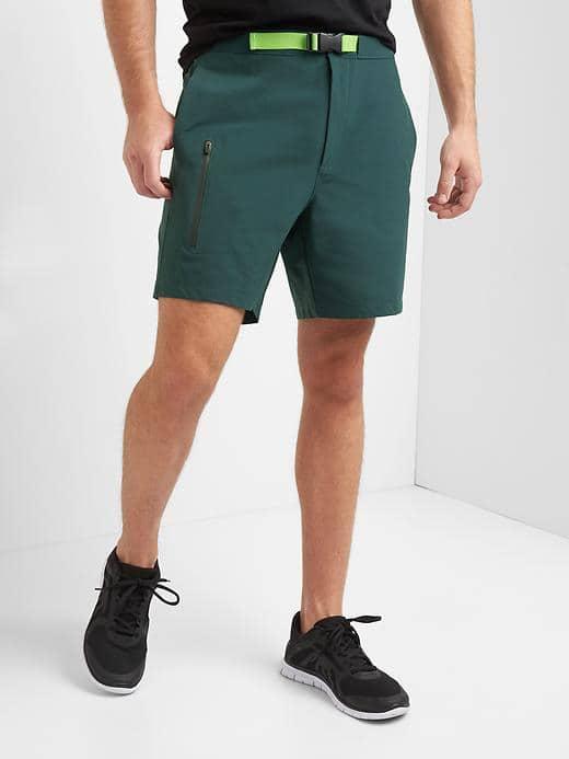 Gap Men Aqua Utility Shorts 9 - Campus Green