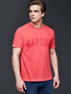 Gap Men Tonal Logo T Shirt - Weathered Red
