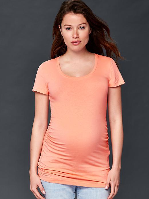 Gap Pure Body Scoop Neck Tee - Peachy Keen