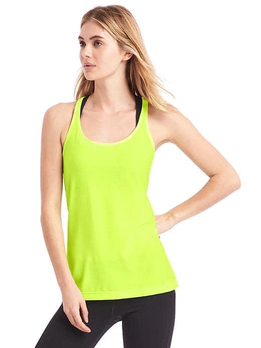 Gap Gapfit Breathe Racerback Tank - Active Yellow