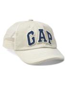 Gap Logo Mix Fabric Baseball Hat - Moonstone