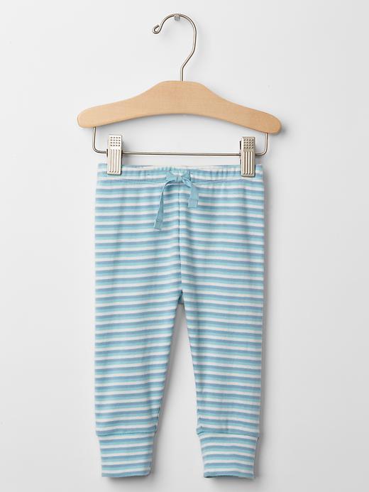 Gap Stripe Band Pants - Blue Stone