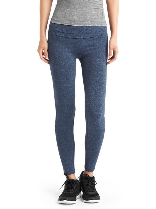 Gap Women Gapfit Gfast Cotton Leggings - Indigo Heather