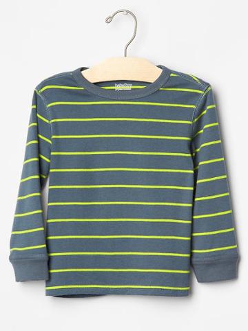 Gap Ribbed Stripe Shirt - Ludlow Bay Blue 703