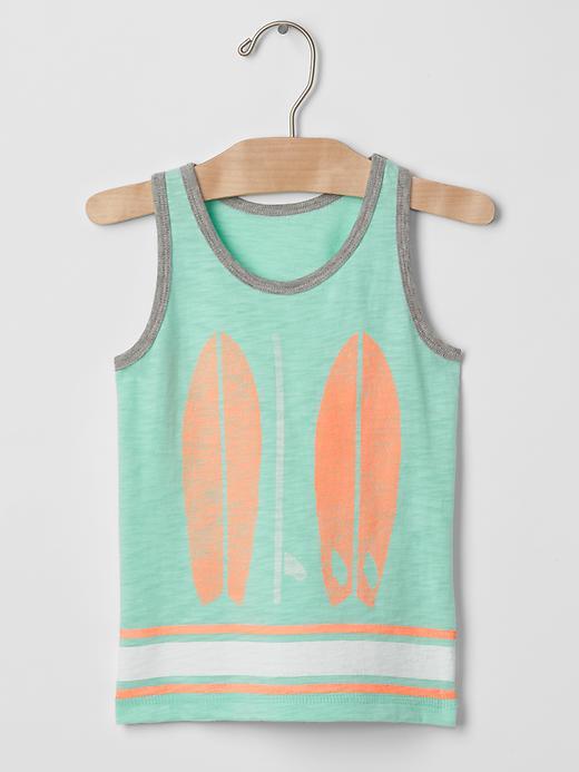 Gap Beach Graphic Tank - Shore Blue