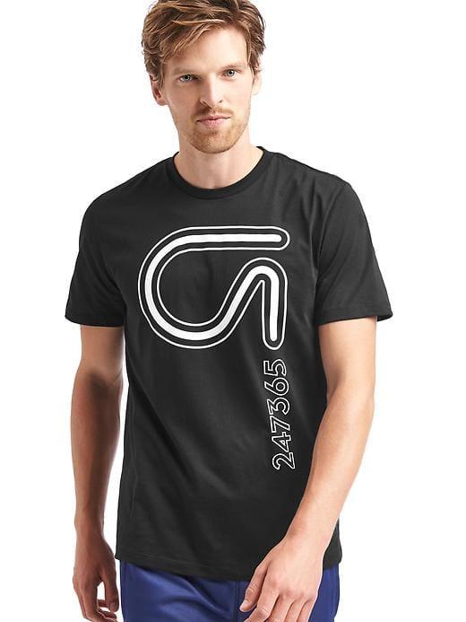 Gap Men Gdry Graphic Tee - True Black Logo