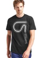 Gap Men Gdry Graphic Tee - True Black Logo