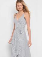 Gap Women Stripe Cami Wrap Dress - White Stripe