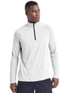 Gap Men Aeromesh Running Half Zip Pullover - White