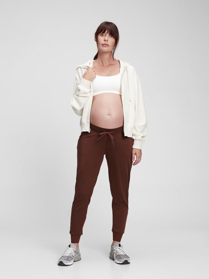 Maternity Brushed Jersey Under-belly Joggers