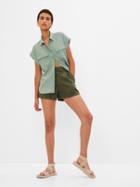 High Rise Utility Shorts