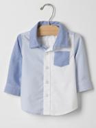 Gap Colorblock Oxford Shirt - Colorblock