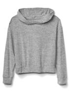 Gap Softspun Cowlneck Hoodie - Light Grey