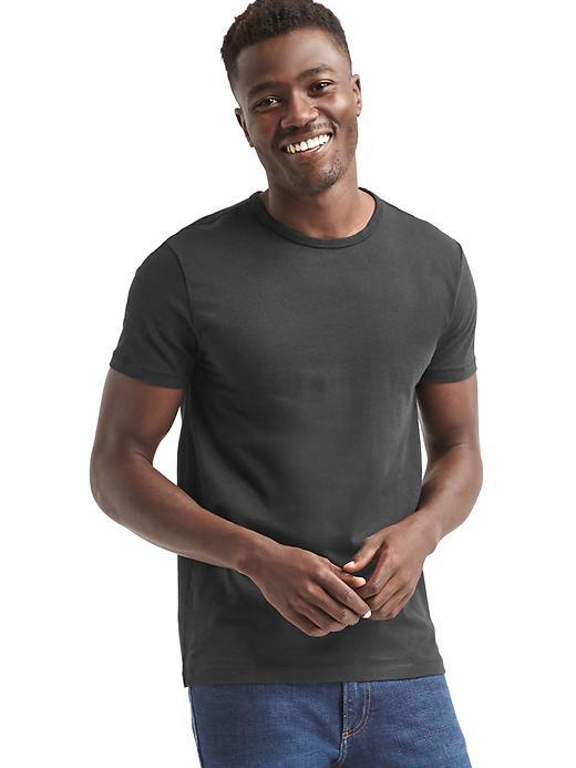 Gap Men Stretch Crew T Shirt - Black
