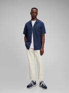 Resort Shirt In Linen-cotton