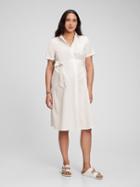 Maternity Tie-front Shirtdress