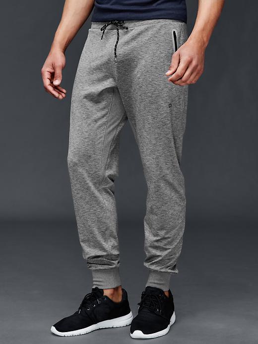 Gap Men French Terry Fleece Jogger - Heather Grey