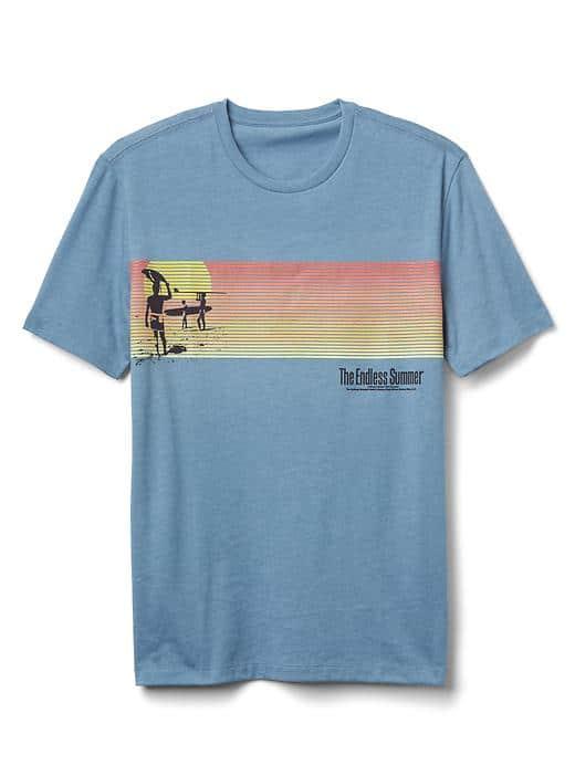 Gap Men Short Sleeve Graphic Tee - Endless Summer