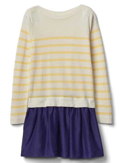 Gap Sweater Double Layer Dress - Snow Cap