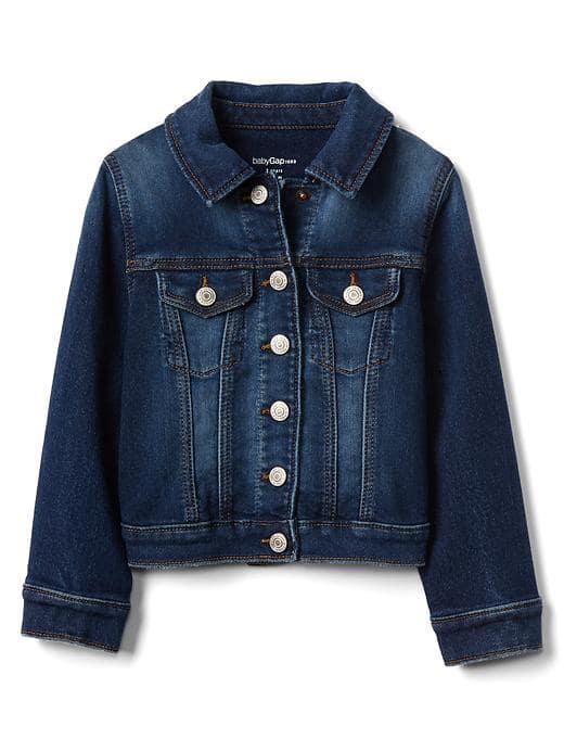 Gap Super Soft Denim Jacket - Dark Wash Indigo