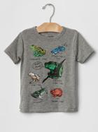 Gap Buggy Graphic Tee - Charcoal Gray