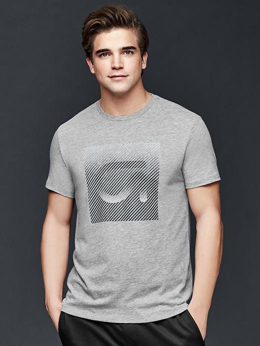 Gap Men Gdry Graphic T Shirt - Grey Heather