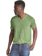 Gap Men Notch Crewneck Tee - Loden