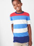 Gap Short Sleeve Stripe Tee - New Off White