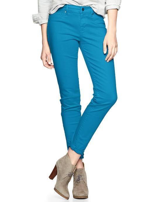 Gap Women 1969 Legging Skimmer Jeans - Surf Pipe Blue