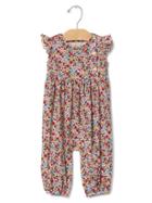 Gap Floral Flutter One Piece - Ivory Frost