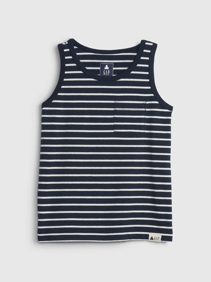 Toddler 100% Organic Cotton Mix & Match Pocket Tank Top
