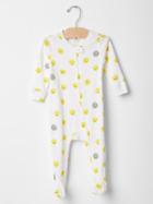 Gap Personalitees Footed One Piece - White