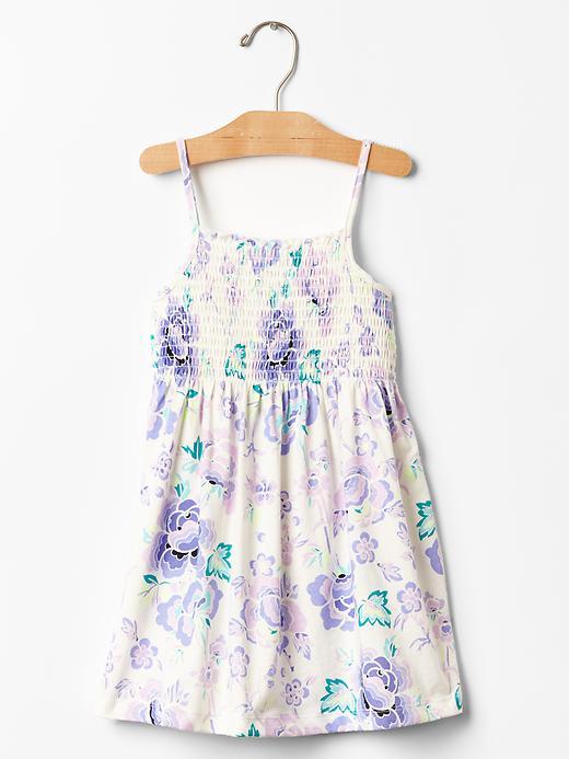 Gap Print Smock Dress - White