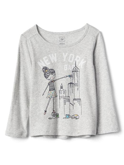 Gap Glitter City Logo Tee - New York