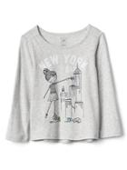 Gap Glitter City Logo Tee - New York