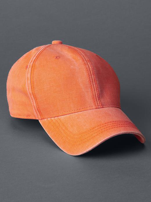 Gap Men Washed Baseball Hat - Orange Alert