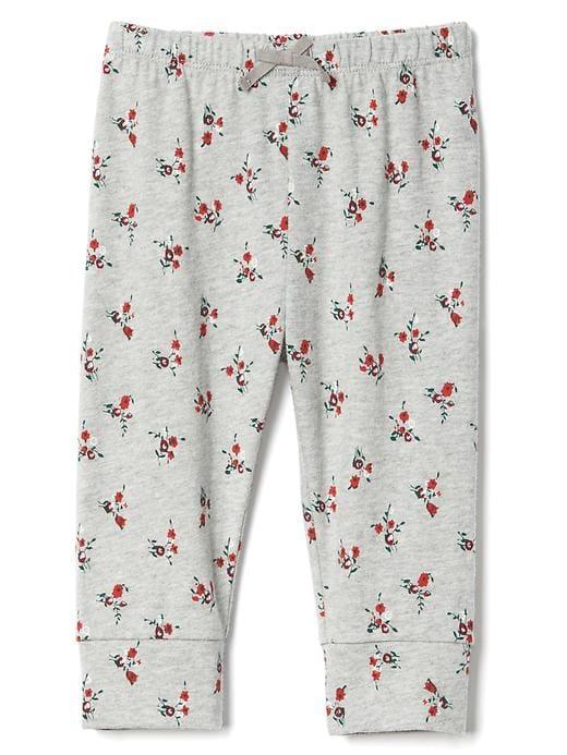 Gap Organic Print Knit Pants - Flowers