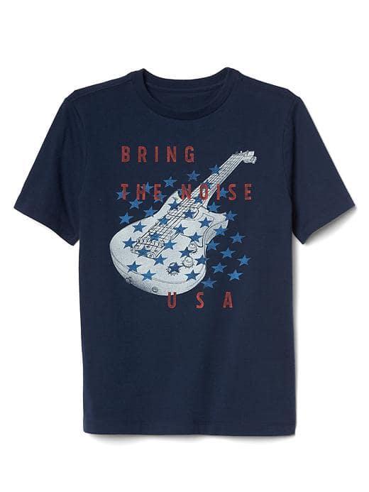 Gap Women Graphic Short Sleeve Tee - Elysian Blue 2