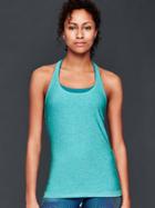 Gap Women Gapfit Breathe Racerback Tank - Electric Jade