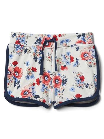 Gap Print Terry Dolphin Shorts - Floral