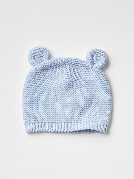 Gap Bear Knit Beanie - Bright Lake