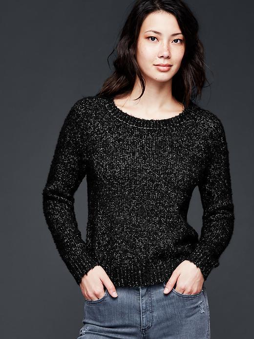 Gap Women Boucle Sweater - True Black