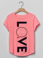 Gap Gapkids X Ed Artist Graphic Tee - Neon Flamingo