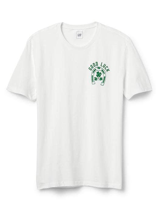 Gap Men St Pat's Lucky As Tee - White