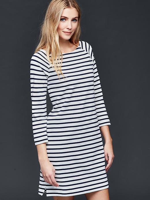 Gap Sailor Stripe Shift Dress - Navy & White Stripe