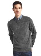 Gap Men Crew Sweater - Charcoal Heather